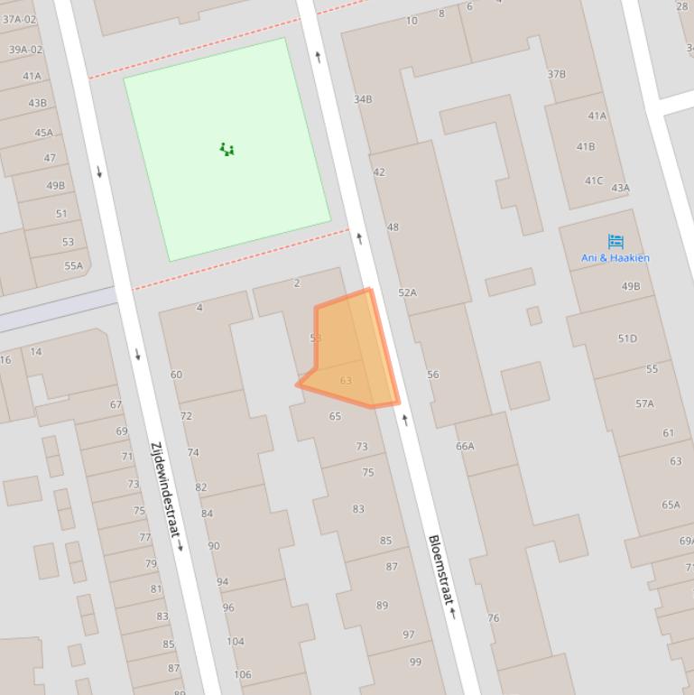 Kaart van postcodegebied 3014KC.