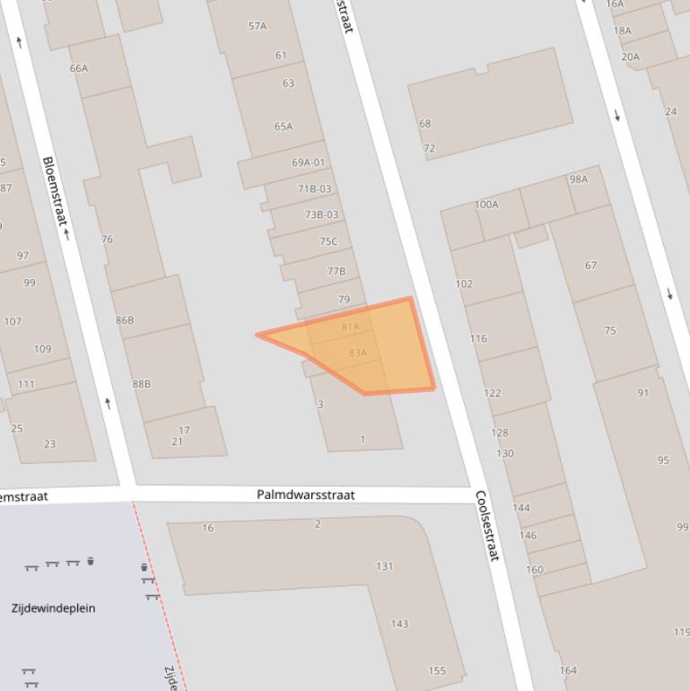 Kaart van postcodegebied 3014LG.