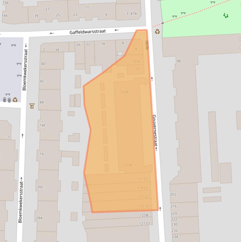 Kaart van postcodegebied 3014PL.