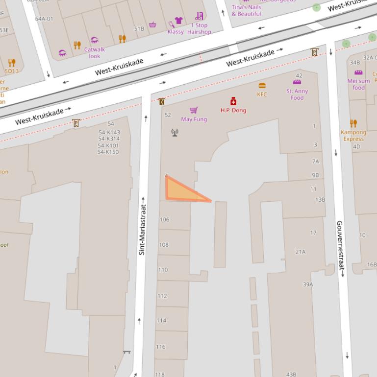 Kaart van postcodegebied 3014SP.