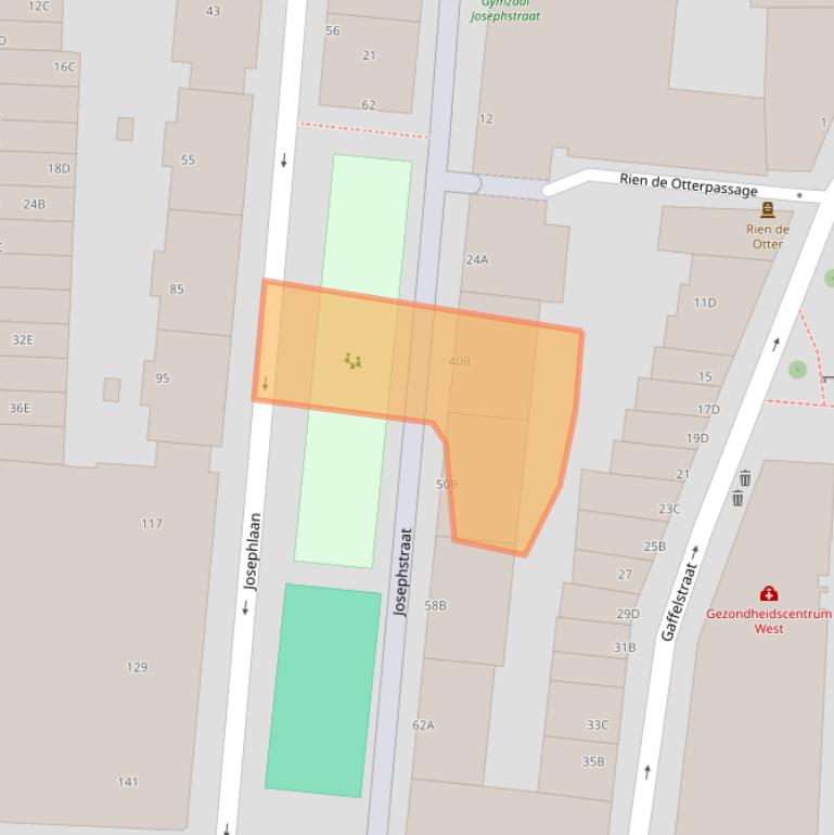 Kaart van postcodegebied 3014TR.