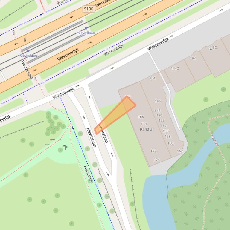 Kaart van postcodegebied 3016AL.