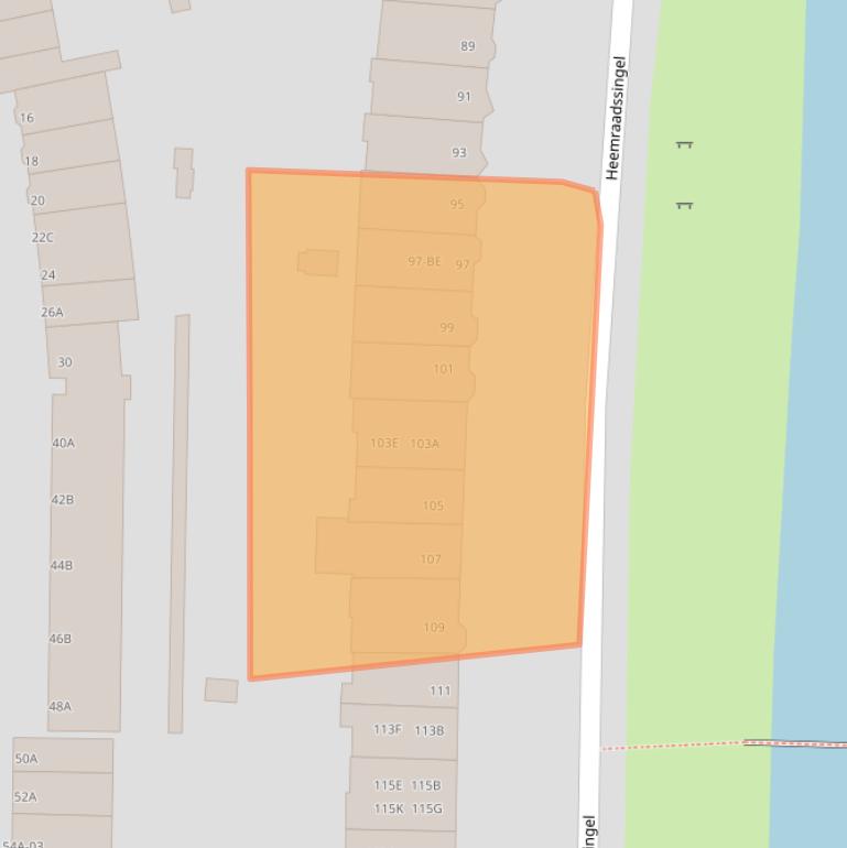 Kaart van postcodegebied 3022CB.