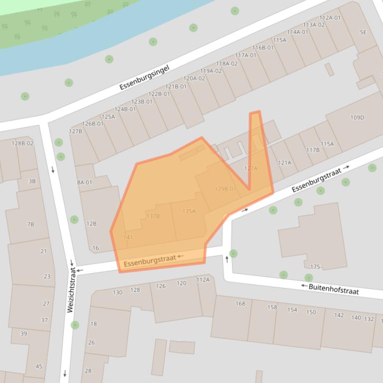 Kaart van postcodegebied 3022MJ.