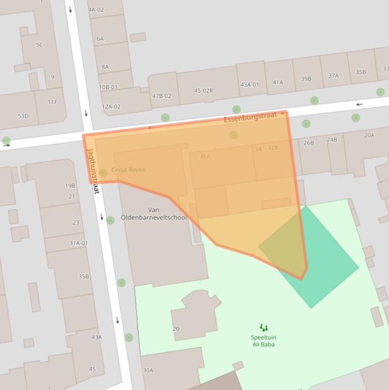Kaart van postcodegebied 3022MN.