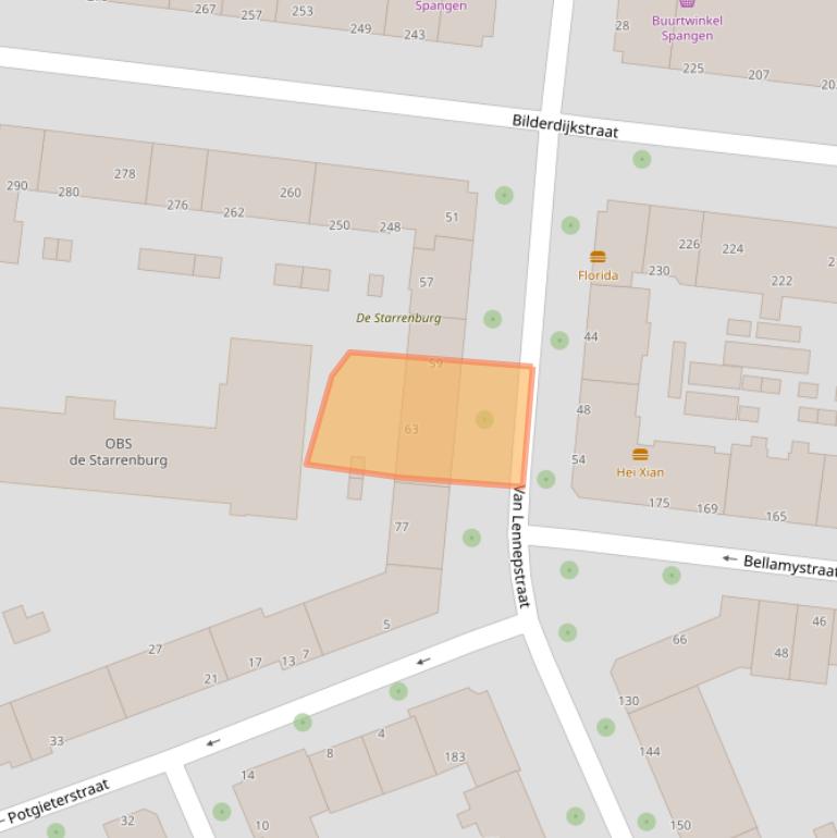 Kaart van postcodegebied 3027SV.