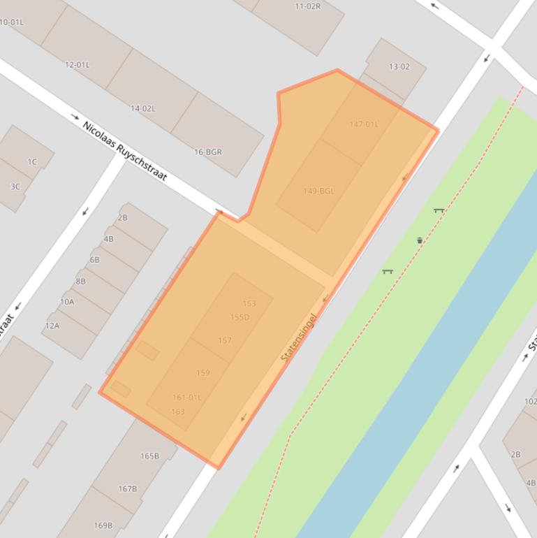 Kaart van postcodegebied 3039LK.