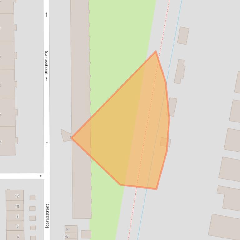 Kaart van postcodegebied 3054PN.