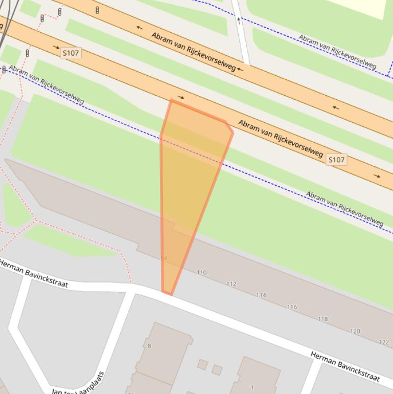 Kaart van postcodegebied 3063RJ.