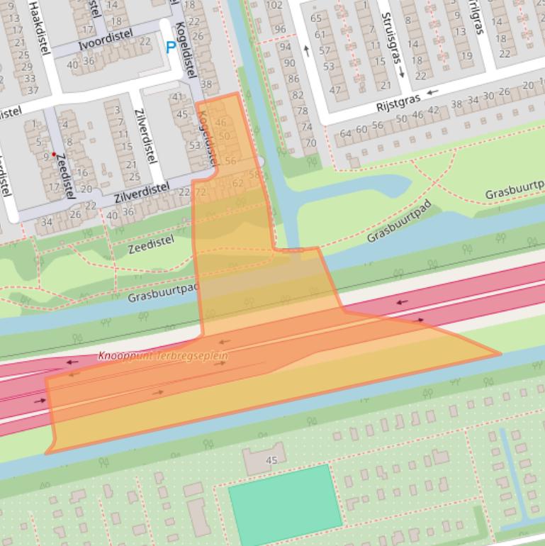 Kaart van postcodegebied 3068NK.