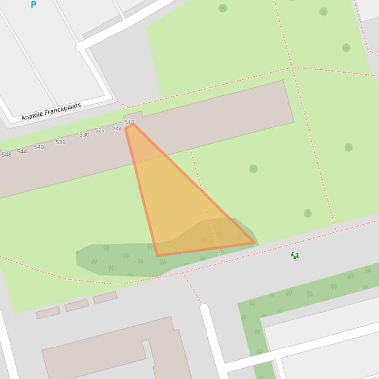 Kaart van postcodegebied 3069BB.