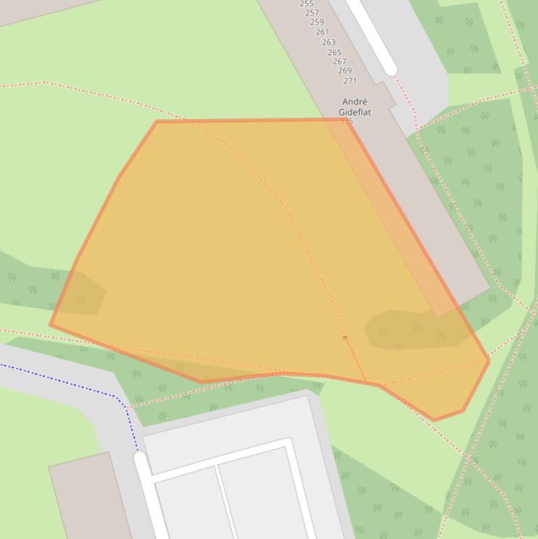 Kaart van postcodegebied 3069EL.