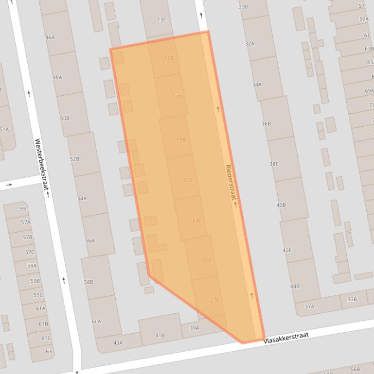 Kaart van postcodegebied 3074CN.
