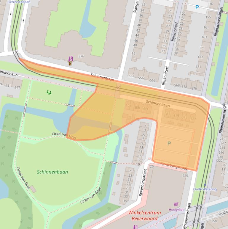 Kaart van postcodegebied 3077SL.