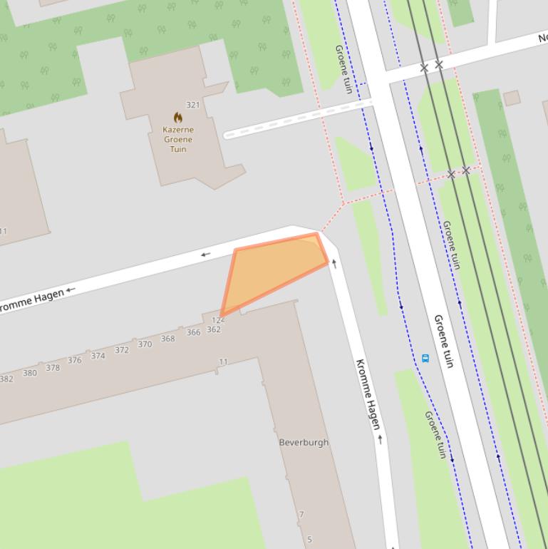 Kaart van postcodegebied 3078RL.