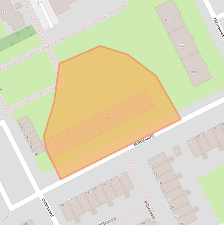 Kaart van postcodegebied 3079KA.