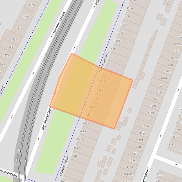 Kaart van postcodegebied 3081CK.