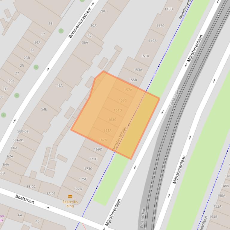 Kaart van postcodegebied 3081GL.