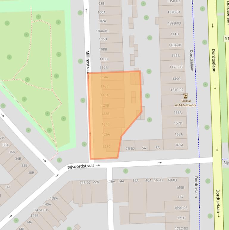 Kaart van postcodegebied 3081PV.