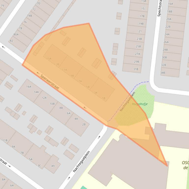 Kaart van postcodegebied 3082MD.