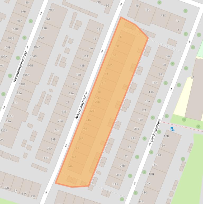 Kaart van postcodegebied 3082WC.