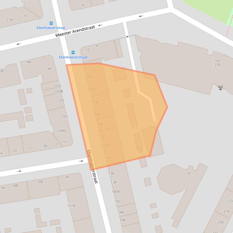 Kaart van postcodegebied 3083RW.