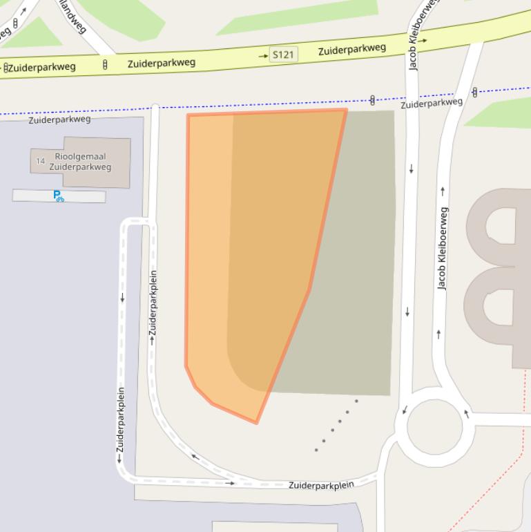 Kaart van postcodegebied 3084BE.