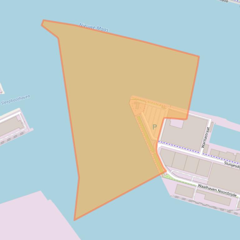 Kaart van postcodegebied 3087AM.