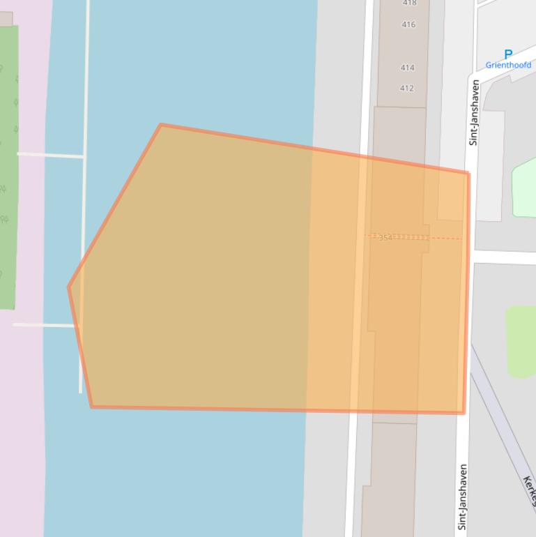 Kaart van postcodegebied 3087XJ.