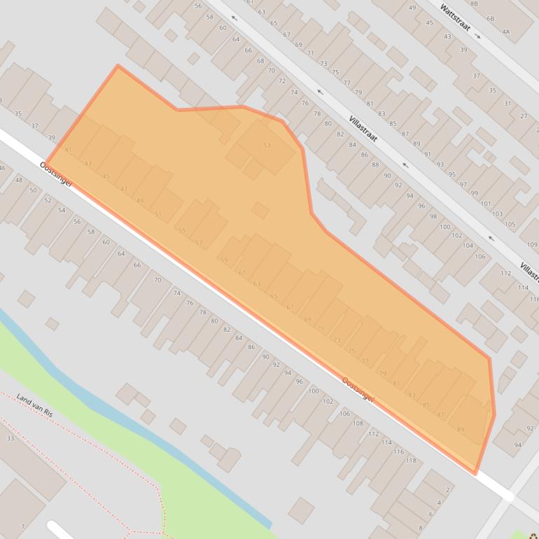 Kaart van postcodegebied 3112GD.