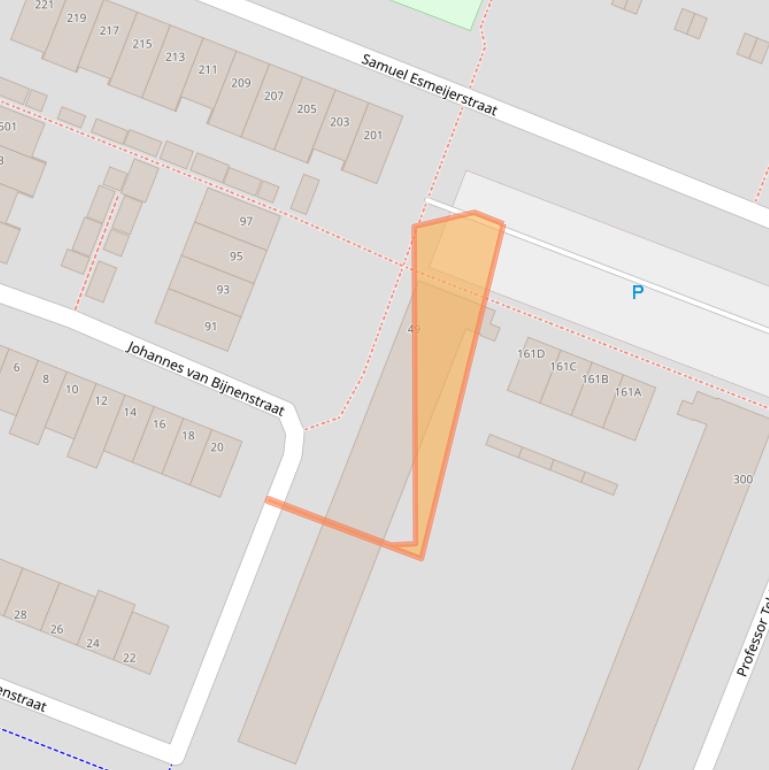 Kaart van postcodegebied 3132AC.