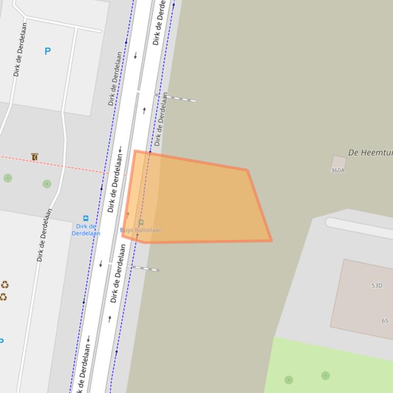 Kaart van postcodegebied 3132JK.