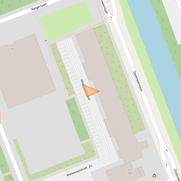 Kaart van postcodegebied 3136TT.