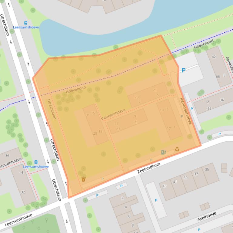 Kaart van postcodegebied 3137EE.