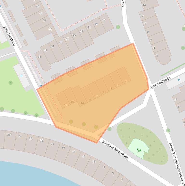 Kaart van postcodegebied 3137ZE.