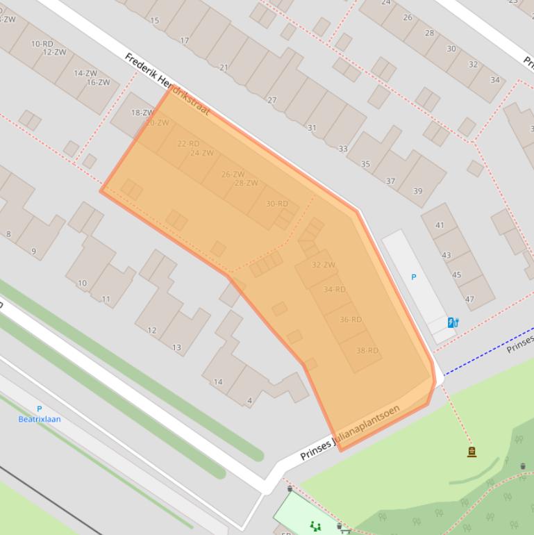 Kaart van postcodegebied 3143LD.