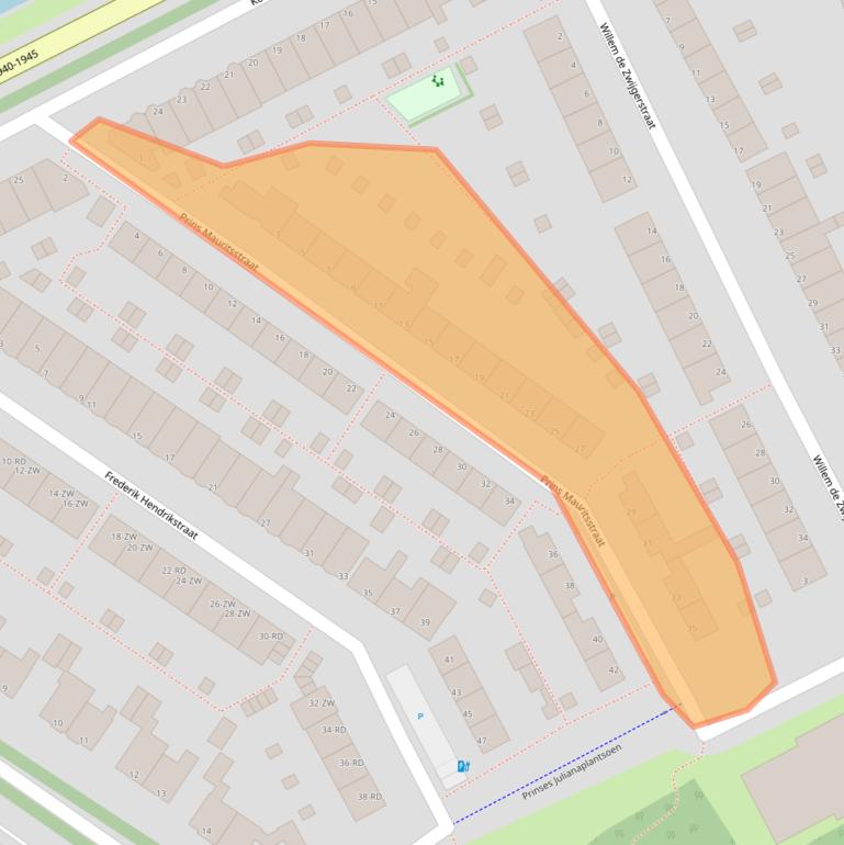 Kaart van postcodegebied 3143LL.