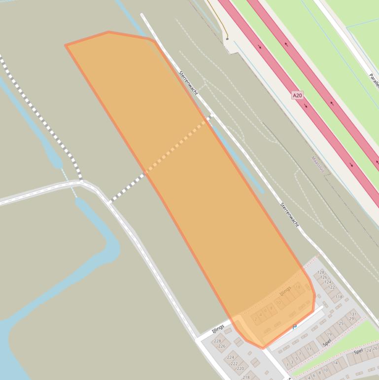 Kaart van postcodegebied 3147RD.