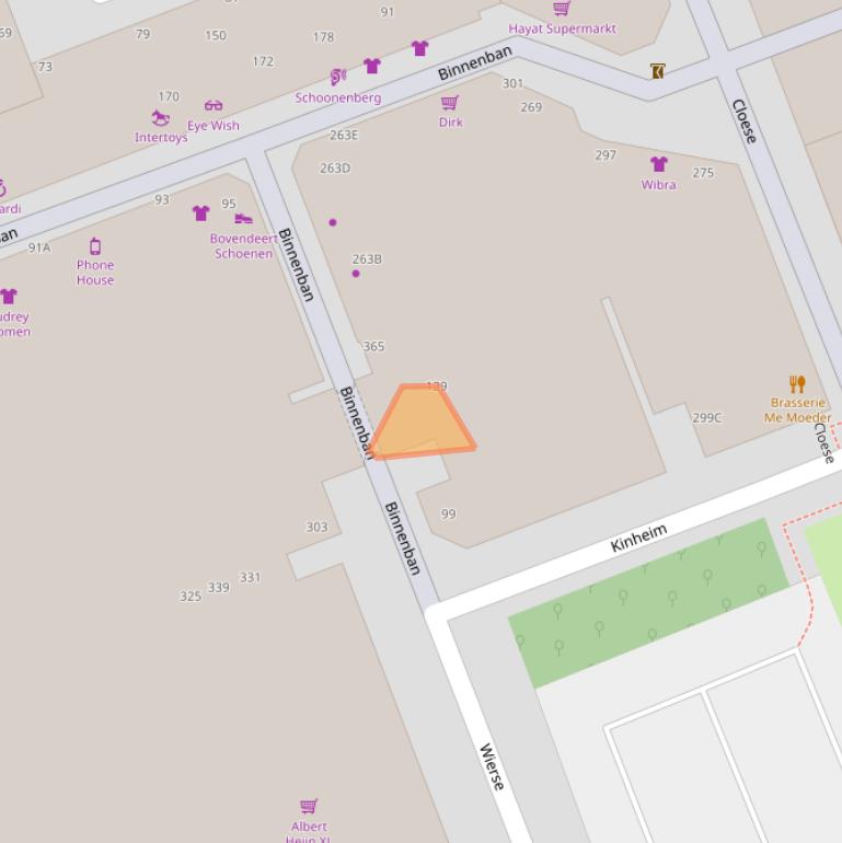 Kaart van postcodegebied 3191CC.