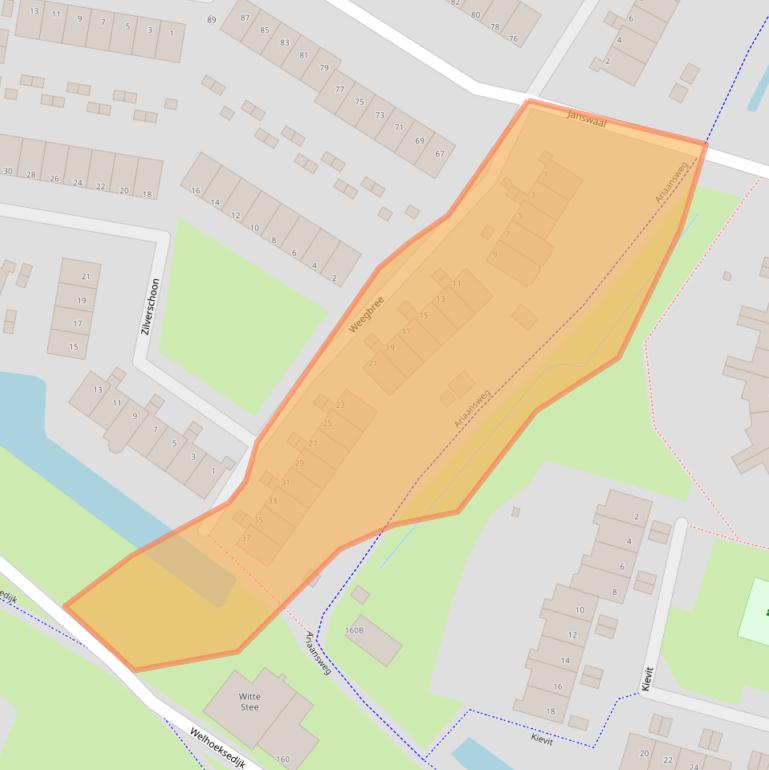 Kaart van postcodegebied 3191PG.