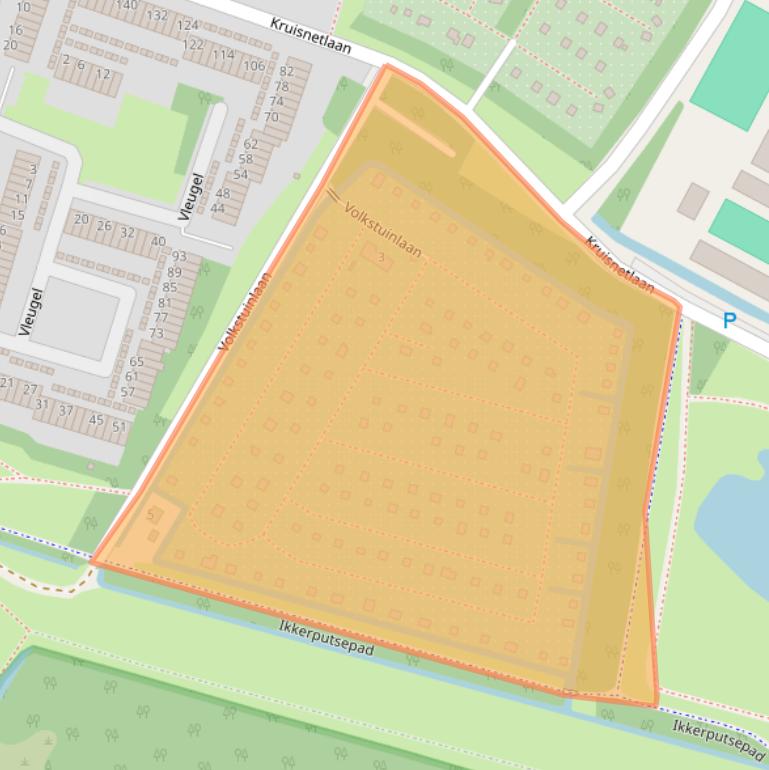 Kaart van postcodegebied 3192WG.