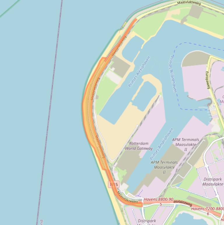 Kaart van postcodegebied 3199KM.