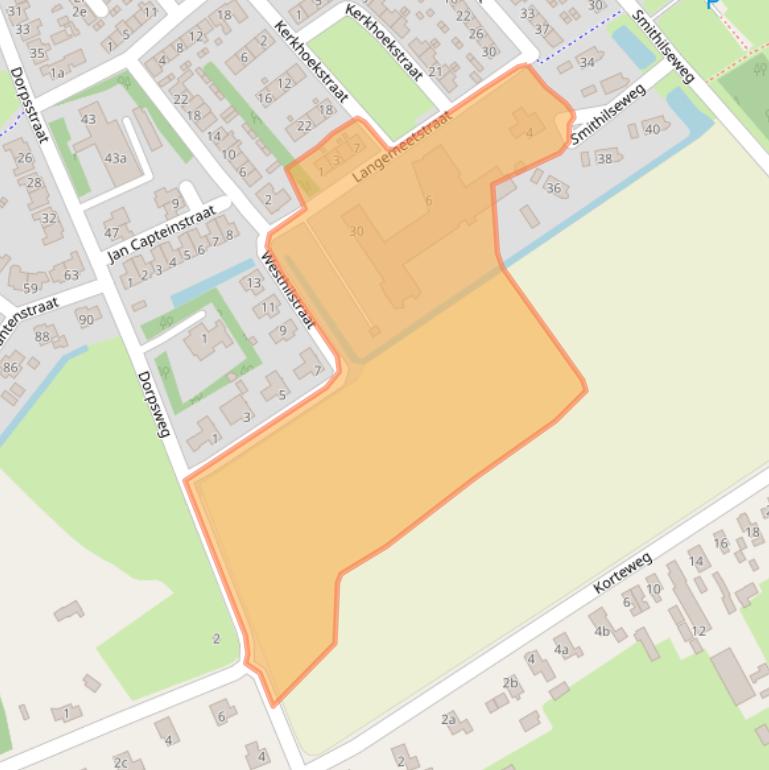 Kaart van postcodegebied 3223BL.