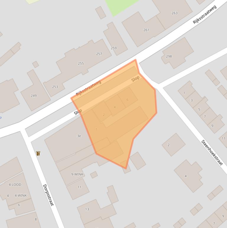 Kaart van postcodegebied 3223BP.