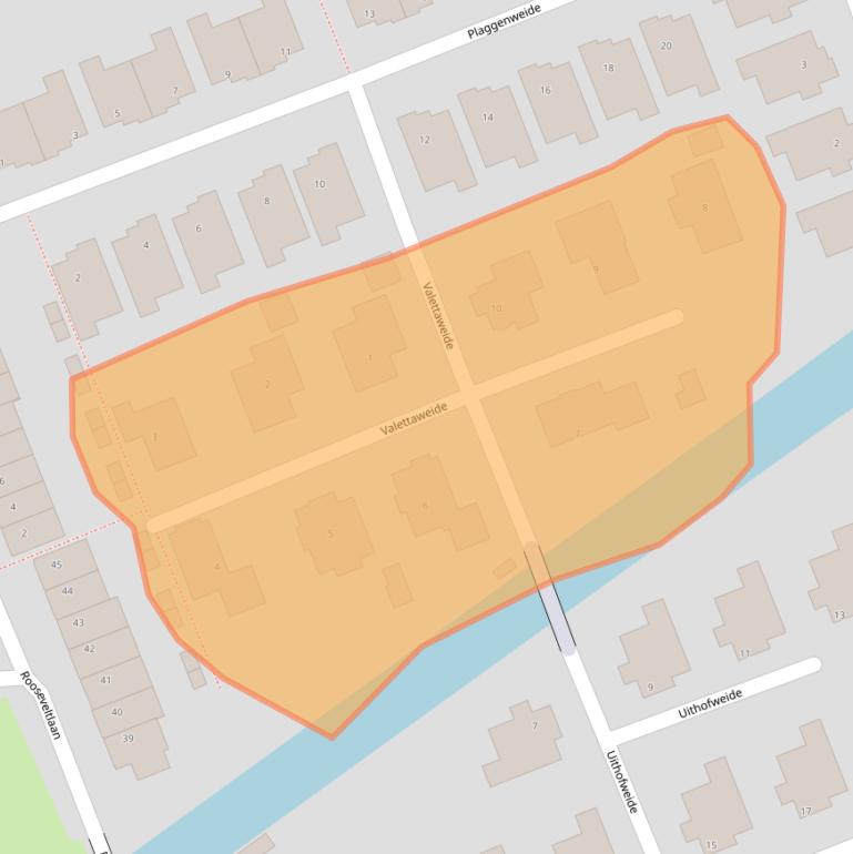 Kaart van postcodegebied 3223NP.