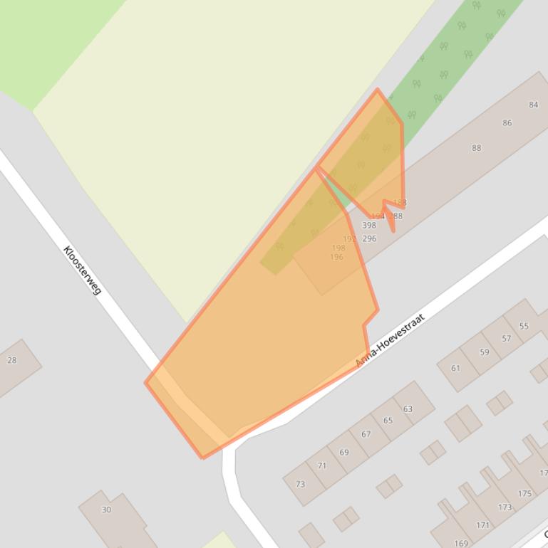 Kaart van postcodegebied 3232VG.