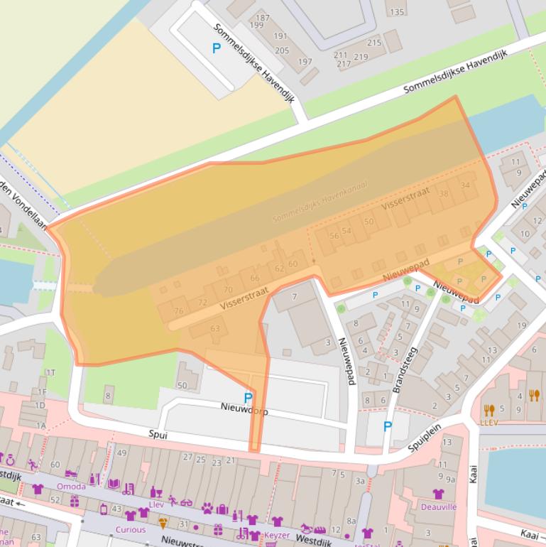 Kaart van postcodegebied 3241ED.