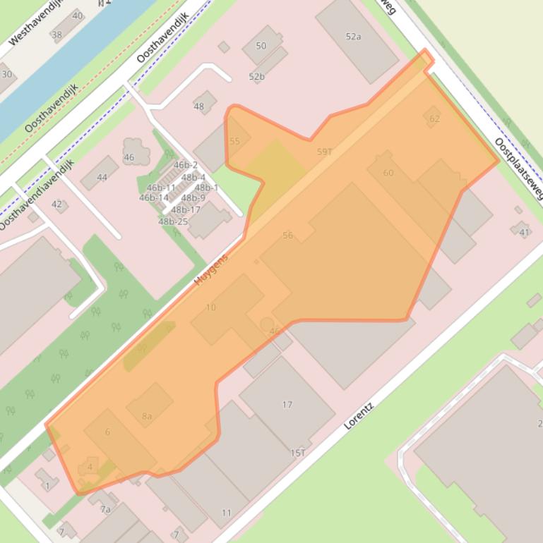 Kaart van postcodegebied 3241LR.