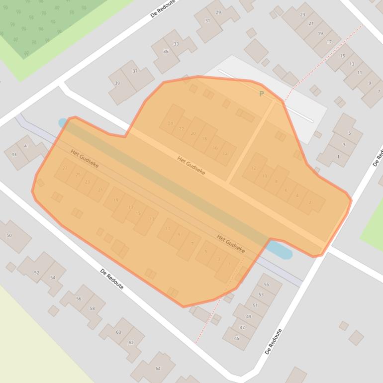 Kaart van postcodegebied 3243BG.