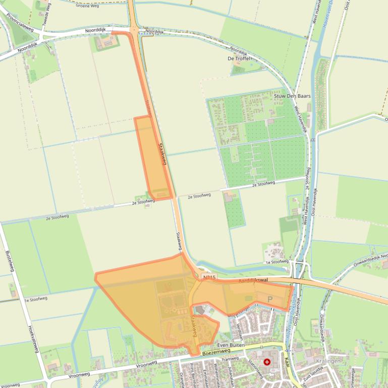 Kaart van postcodegebied 3247BV.